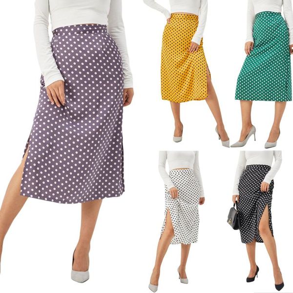 skirts women autumn slit skirt adults casual style polka dot pattern high waist split mid clothes 5 colors lady spring clothing, Black
skirts women autumn slit skirt adults casual style polka dot pattern high waist split mid clothes 5 colors lady spring clothing, Black