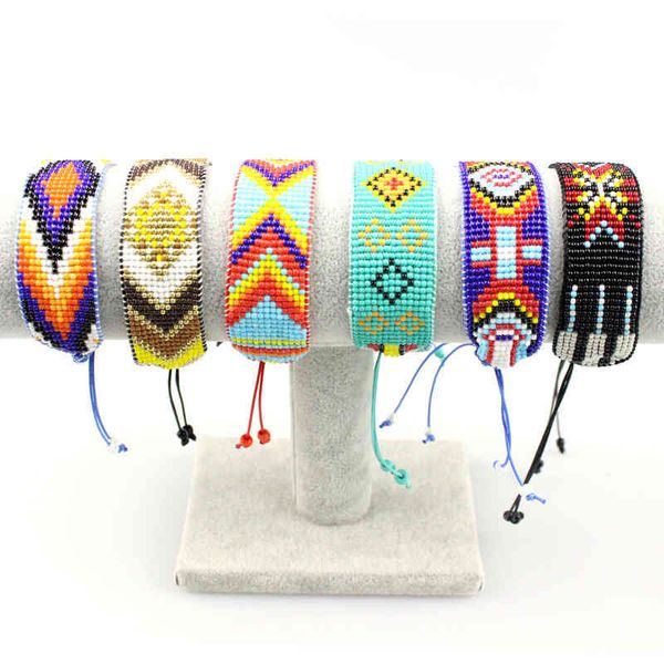 bracelet fashion bohemian ethnic handmade woven miyuki wristband for women men multicolor seed beads bracelets jewelry, Golden;silver
bracelet fashion bohemian ethnic handmade woven miyuki wristband for women men multicolor seed beads bracelets jewelry, Golden;silver