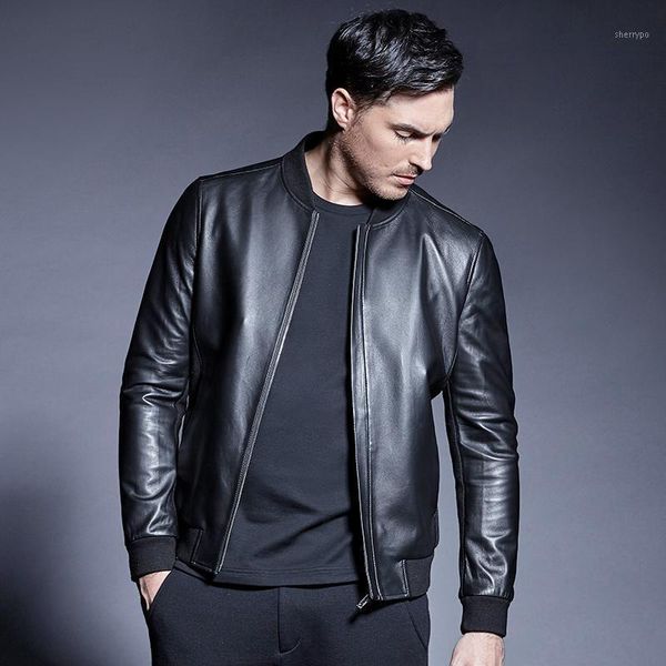 cow genuine leather jacket coat men slim fit real sheepskin coat mens classic vintage baseball black autumn winter outerwear mal1
cow genuine leather jacket coat men slim fit real sheepskin coat mens classic vintage baseball black autumn winter outerwear mal1