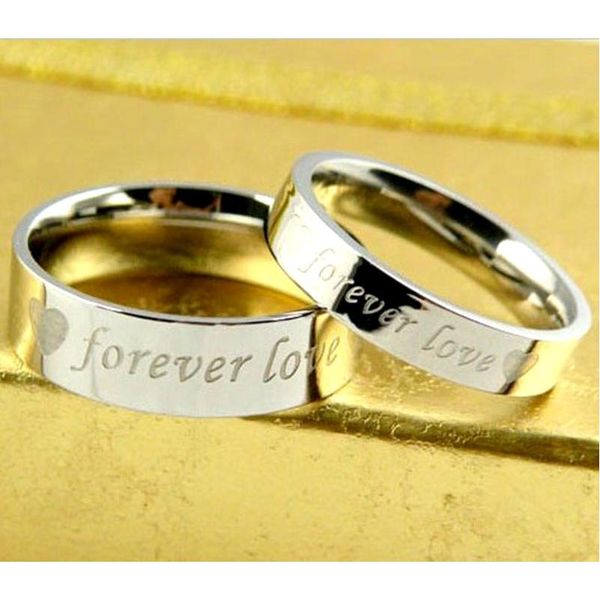 wholesale 50pcs lots fashion 316l titanium steel wedding rings forever love stainless steel couple ring men women engagement jewerly ipjzx, Silver
wholesale 50pcs lots fashion 316l titanium steel wedding rings forever love stainless steel couple ring men women engagement jewerly ipjzx, Silver