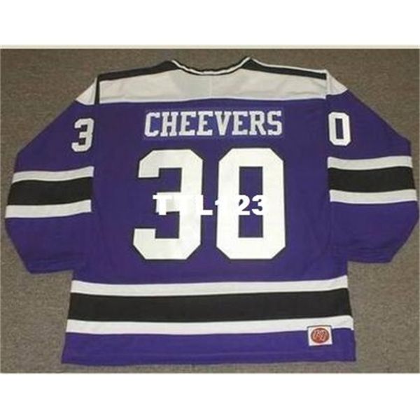 421s #30 gerry cheevers cleveland crusaders 1974 ccm vintage home hockey jersey or custom any name or number retro jersey, Black
421s #30 gerry cheevers cleveland crusaders 1974 ccm vintage home hockey jersey or custom any name or number retro jersey, Black