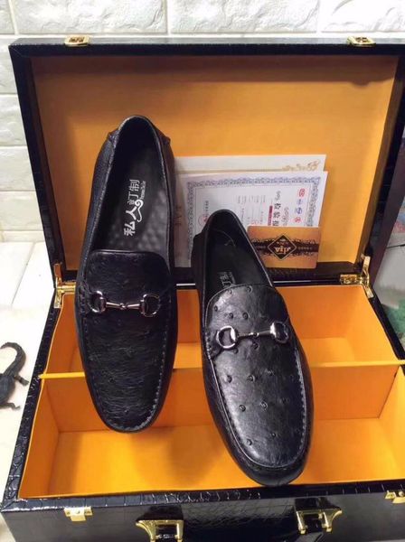 2020 genuine real genuine ostrich skin men shoe, ostrich skin leisure fashion men shoe black color
2020 genuine real genuine ostrich skin men shoe, ostrich skin leisure fashion men shoe black color