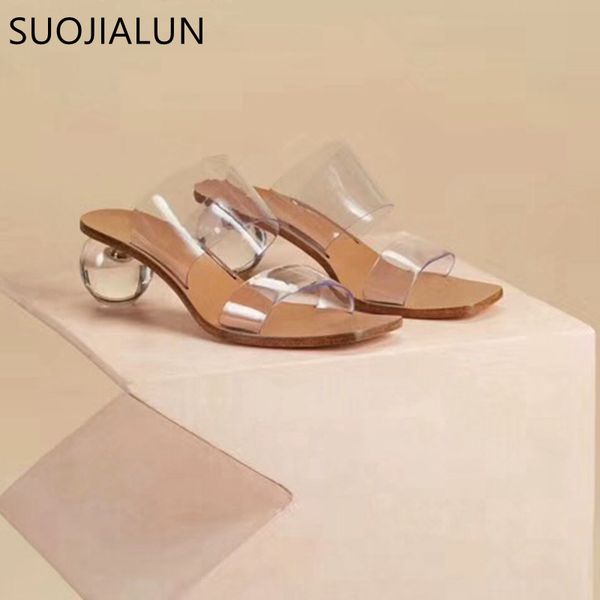 suojialun 2020 new brand women slipper summer geometric heel women beach slippers transparent pvc sandal open toe slides size 42 x1020, Black
suojialun 2020 new brand women slipper summer geometric heel women beach slippers transparent pvc sandal open toe slides size 42 x1020, Black