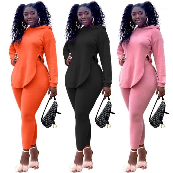 2020 active wear women set hooded split side jogger pants suit fashion tracksuit matching two piece sets fitness outfit1, Gray
2020 active wear women set hooded split side jogger pants suit fashion tracksuit matching two piece sets fitness outfit1, Gray