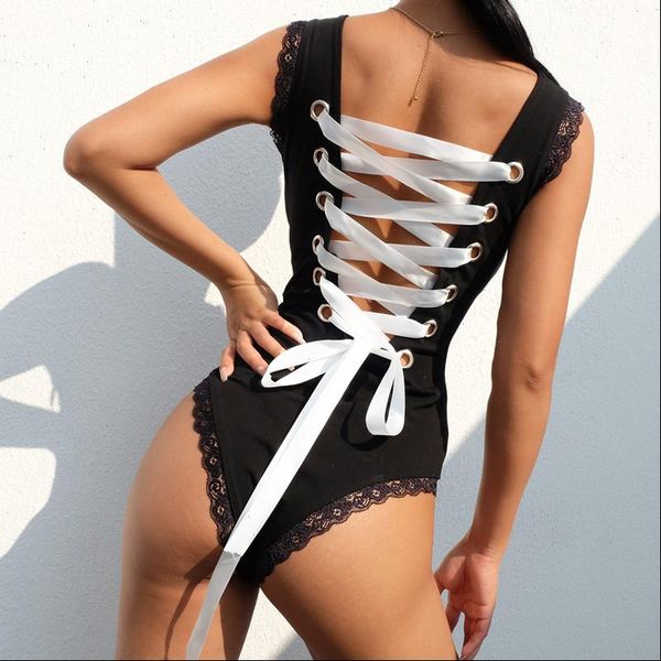 leopard bandage bodysuit for women playsuit backless tie back snap buttons lace up rompers womens jumpsuit ropa mujer, Black;white
leopard bandage bodysuit for women playsuit backless tie back snap buttons lace up rompers womens jumpsuit ropa mujer, Black;white