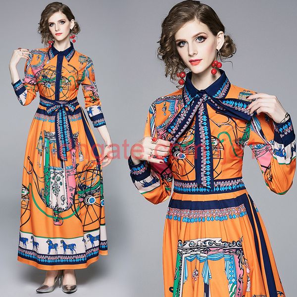 2019 spring summer fall runway vintage print collar scarf neck sashes long sleeve empire waist women ladies party casual maxi beach dress, Black;gray
2019 spring summer fall runway vintage print collar scarf neck sashes long sleeve empire waist women ladies party casual maxi beach dress, Black;gray