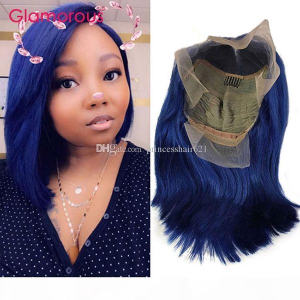 pre plucked blue lace front wig with baby hair natural hairline straight brazilian remy short human hair bob wigs for black women, Black;brown
pre plucked blue lace front wig with baby hair natural hairline straight brazilian remy short human hair bob wigs for black women, Black;brown
