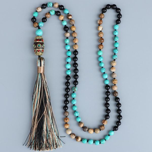 edothalia new bead necklace women black onyx, picture stone, faceted blue stone nepal pendant necklace gift fashion jewelry, Silver
edothalia new bead necklace women black onyx, picture stone, faceted blue stone nepal pendant necklace gift fashion jewelry, Silver
