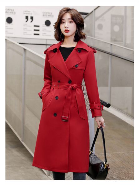 2021 new spring autumn released double lapel breasted classic oversize long trench with chic female belt jacket mujer coat vzvw, Black;brown
2021 new spring autumn released double lapel breasted classic oversize long trench with chic female belt jacket mujer coat vzvw, Black;brown