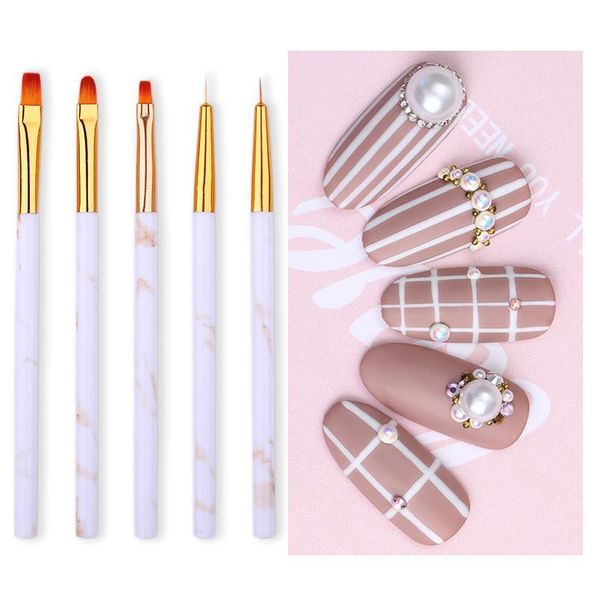 5 pcs/set liner painting brush uv gel drawing brush pen liner brushes acrylic pens marble handle diy nail a sqcowy
5 pcs/set liner painting brush uv gel drawing brush pen liner brushes acrylic pens marble handle diy nail a sqcowy