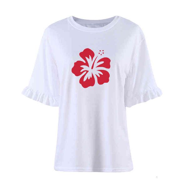 hawaiian hibiscus flower print female t shirt summer funny women clothing casual petal sleeve loose tees harajuku camisetas, White
hawaiian hibiscus flower print female t shirt summer funny women clothing casual petal sleeve loose tees harajuku camisetas, White