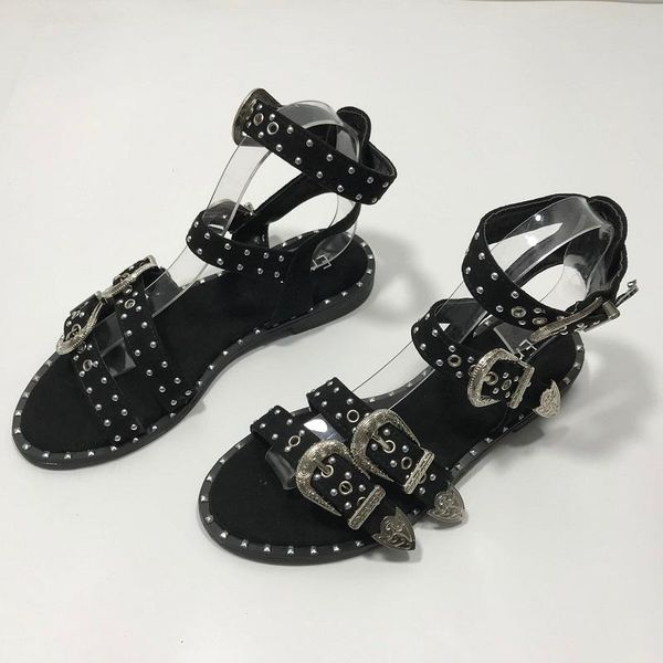 лето multiple пряжки заклепки заклепки peep toe лодыжки wrap женщин сандалии open toe металла назад ремень плоские каблуки леди обувь 202005, Black
лето multiple пряжки заклепки заклепки peep toe лодыжки wrap женщин сандалии open toe металла назад ремень плоские каблуки леди обувь 202005, Black
