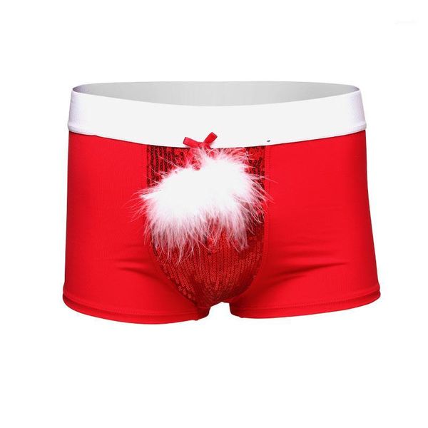 2020 new year christmas underwear men's boxer shorts feather+bead piece have s-xl red color men halloween costumes1, Black;white
2020 new year christmas underwear men's boxer shorts feather+bead piece have s-xl red color men halloween costumes1, Black;white