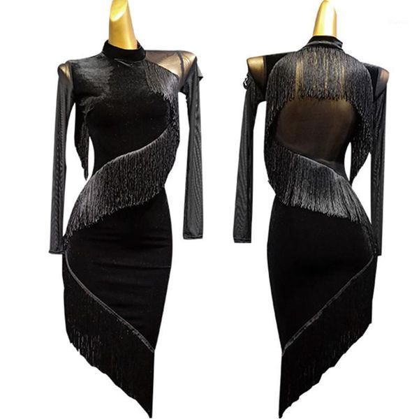 latin dance dress tassel party costumes salsa dress jazz dance wear modern costumes ballroom latin1, Black;red
latin dance dress tassel party costumes salsa dress jazz dance wear modern costumes ballroom latin1, Black;red
