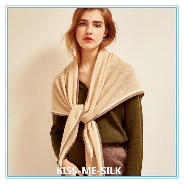 kms new contrasting line autumn winter scarf cashmere knitted triangle scarf warm for women 76*172cm/155g, Blue;gray
kms new contrasting line autumn winter scarf cashmere knitted triangle scarf warm for women 76*172cm/155g, Blue;gray