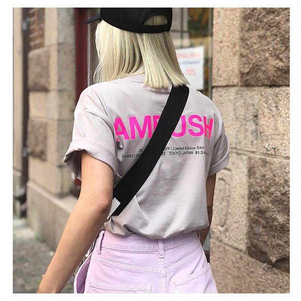 2021 summer new o-neck ambush short sleeve men's and women's letter printed cottont-shirt hip hop t-shirt k3lj, White;black
2021 summer new o-neck ambush short sleeve men's and women's letter printed cottont-shirt hip hop t-shirt k3lj, White;black