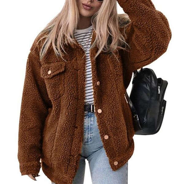 2020 autumn winter elegant faux fur coat women warm soft plus size fur jacket female overcoat pocket casual fashion streetwear, Black
2020 autumn winter elegant faux fur coat women warm soft plus size fur jacket female overcoat pocket casual fashion streetwear, Black