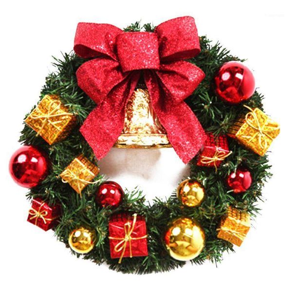 12 inches christmas bow-knot wreath golden dell decor for holiday party ,door wreath for front door dropship#1
12 inches christmas bow-knot wreath golden dell decor for holiday party ,door wreath for front door dropship#1