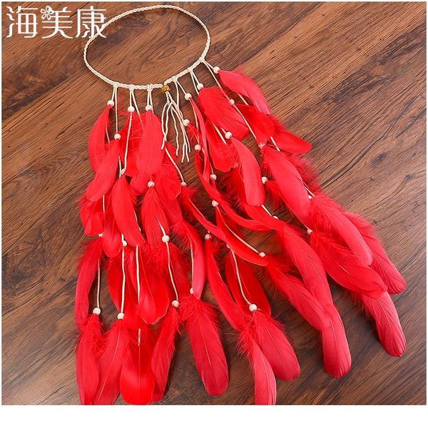 haimeikang bohemian feather headband women gypsy feather rope headdress crown festival wedding headwear hair acc jllofr
haimeikang bohemian feather headband women gypsy feather rope headdress crown festival wedding headwear hair acc jllofr