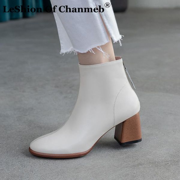 size 34-40 ladies natural cow leather boots woman zipper thick high heels ankle boots women black beige booties shoes winter new
size 34-40 ladies natural cow leather boots woman zipper thick high heels ankle boots women black beige booties shoes winter new