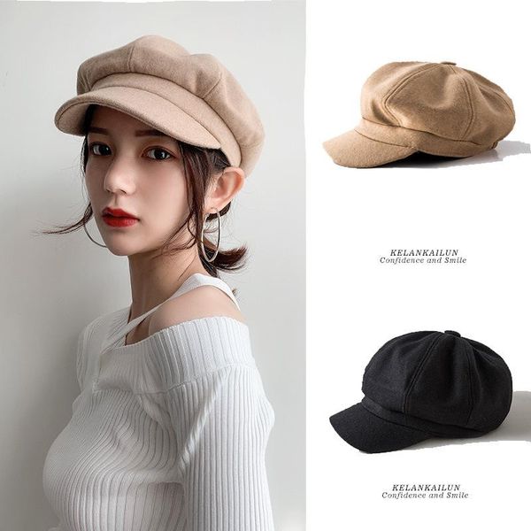 berets women's beret autumn and winter british style octagonal hat warm tide painter casual all-match cap, Blue;gray
berets women's beret autumn and winter british style octagonal hat warm tide painter casual all-match cap, Blue;gray