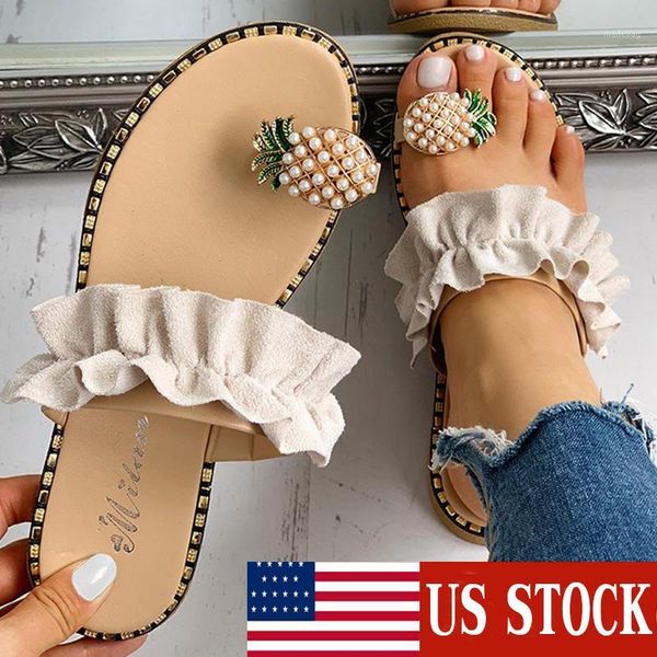 sandals ladies sandal summer casual women flat toe pineapple pearl bohemian shoes beach slippers sandalia1, Black
sandals ladies sandal summer casual women flat toe pineapple pearl bohemian shoes beach slippers sandalia1, Black
