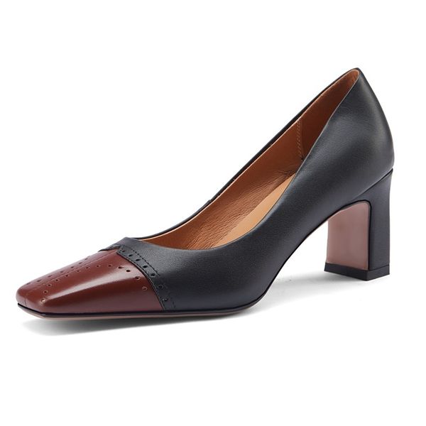 2021 new spring women's genuine leather shoes black toe high feminine party ladies shoe 8848
2021 new spring women's genuine leather shoes black toe high feminine party ladies shoe 8848