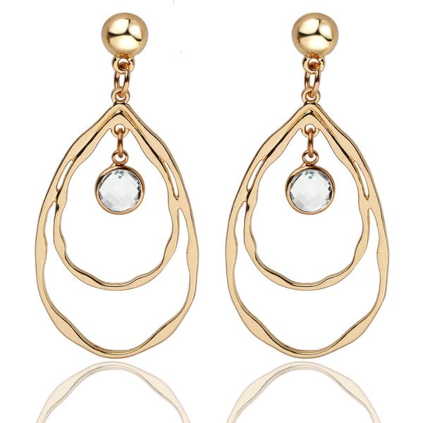 fashion blue earrings irregular new crystal geometry gold plated wave shape rhinestone dangle earring for women summer beach jewelry gifts, Silver
fashion blue earrings irregular new crystal geometry gold plated wave shape rhinestone dangle earring for women summer beach jewelry gifts, Silver
