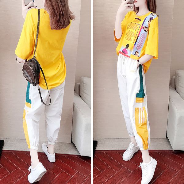 2021 new tracksuit for summer set short sleeve printed sportswear pants 2 piece suit casual women sets plus size 4xl y366 cd0x, Black;gray
2021 new tracksuit for summer set short sleeve printed sportswear pants 2 piece suit casual women sets plus size 4xl y366 cd0x, Black;gray