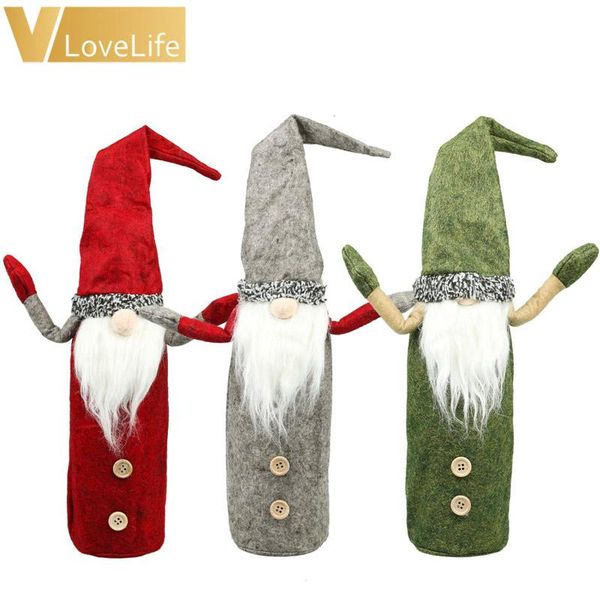 christmas decorations santa claus snowman deer wine bottle cover gift bags hold xmas dinner decor home table party decoration
christmas decorations santa claus snowman deer wine bottle cover gift bags hold xmas dinner decor home table party decoration