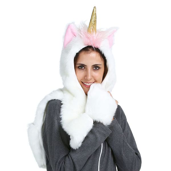 unicorn costume winter warm long scarf and gloves set with pockets hat for girls halloween new yearl echarpe, Silver
unicorn costume winter warm long scarf and gloves set with pockets hat for girls halloween new yearl echarpe, Silver
