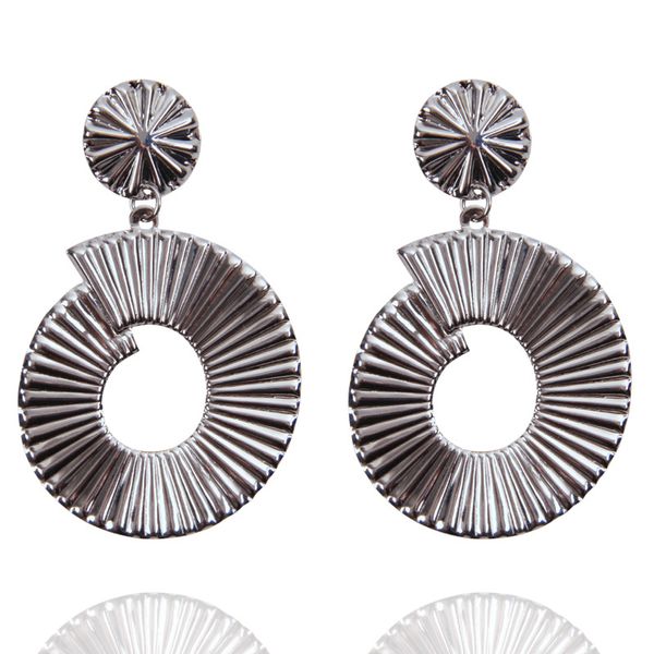 bohemian spiral earrings women's metal plated earrings pakistan geometric earrings, Golden;silver
bohemian spiral earrings women's metal plated earrings pakistan geometric earrings, Golden;silver