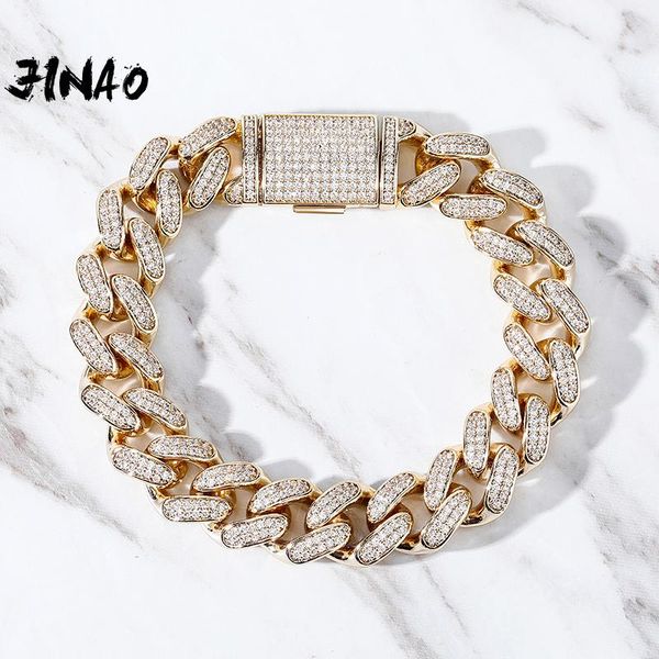 jinao new hip hop 14mm bracelet personality iced out +cz cuban bracelet men and women jewelry for gift, Golden;silver
jinao new hip hop 14mm bracelet personality iced out +cz cuban bracelet men and women jewelry for gift, Golden;silver