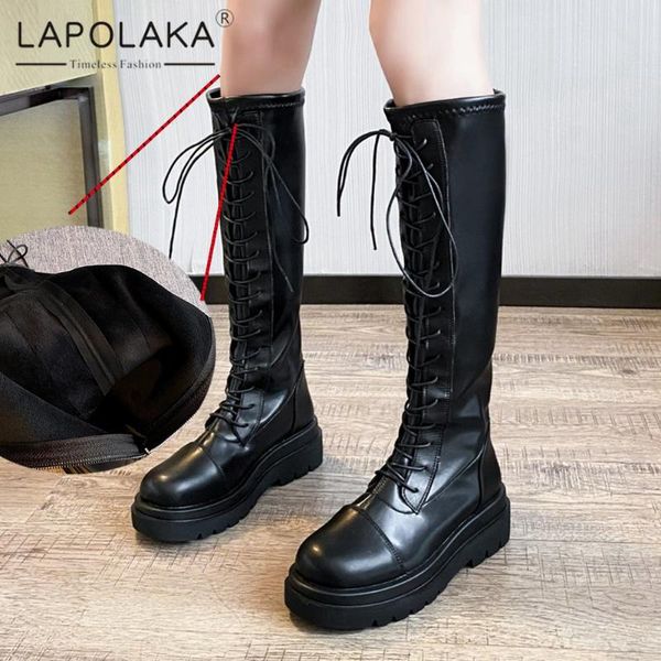 boots lapolaka 2021 fashion platform trendy ins dropship shoes ladies female shoelaces cool motorcycle woman, Black
boots lapolaka 2021 fashion platform trendy ins dropship shoes ladies female shoelaces cool motorcycle woman, Black