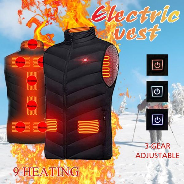 outdoor t-shirts 9 places heated jacket fashion men women coat intelligent usb electric heating thermal warm clothes winter vest plussize, Gray;blue
outdoor t-shirts 9 places heated jacket fashion men women coat intelligent usb electric heating thermal warm clothes winter vest plussize, Gray;blue