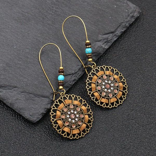 dangle & chandelier vintage boho earrings women 2021 ethnic style handmade braided flower geometric round jewelry, Silver
dangle & chandelier vintage boho earrings women 2021 ethnic style handmade braided flower geometric round jewelry, Silver
