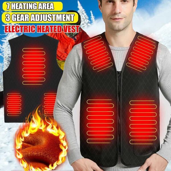 outdoor t-shirts 7 heated area winter electric vest usb heating thermal camping hiking jacket s-5xl size1, Gray;blue
outdoor t-shirts 7 heated area winter electric vest usb heating thermal camping hiking jacket s-5xl size1, Gray;blue
