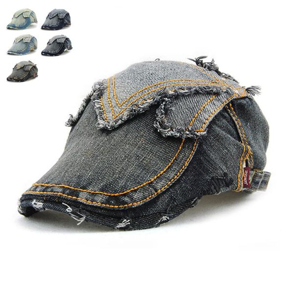 berets spring summer outdoor sports cowboy caps for men casual peaked hats women jeans gorras boina masculina, Blue;gray
berets spring summer outdoor sports cowboy caps for men casual peaked hats women jeans gorras boina masculina, Blue;gray