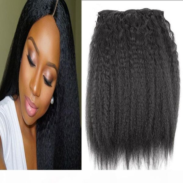 natural color unprocessed brazilian virgin hair kinky straight clip in human hair extensions 100g yaki clip human hair extensions 7pcs, Black;brown
natural color unprocessed brazilian virgin hair kinky straight clip in human hair extensions 100g yaki clip human hair extensions 7pcs, Black;brown