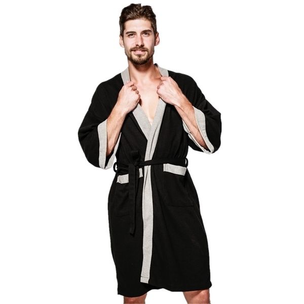 men's waffle bath robes dressing gown sleeve solid soft bathrobe peignoir nightgowns sleepwear kimono 201109, Black;brown
men's waffle bath robes dressing gown sleeve solid soft bathrobe peignoir nightgowns sleepwear kimono 201109, Black;brown