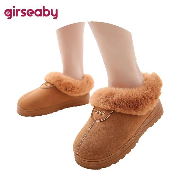 girseaby 2020 womens winter snow boots thick fur ankle boots female winter shoes footwear botas mujer plus size 44, Black
girseaby 2020 womens winter snow boots thick fur ankle boots female winter shoes footwear botas mujer plus size 44, Black