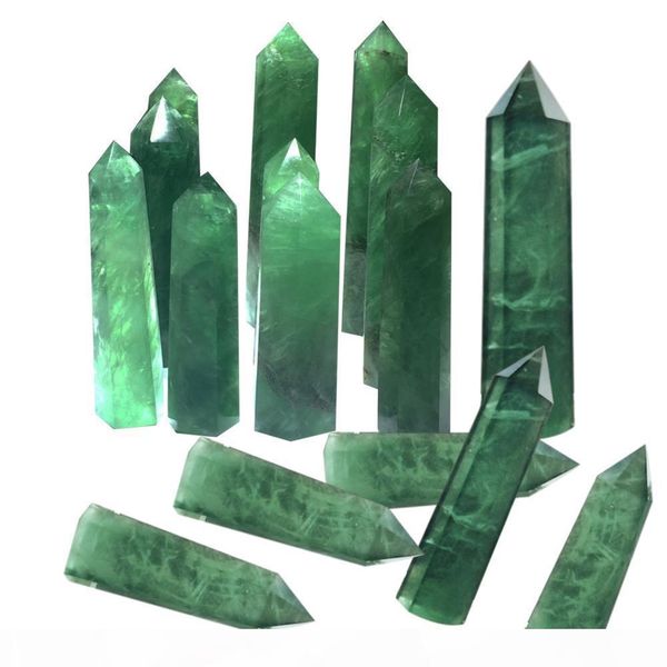 100% natural fluorite quartz crystal green striped fluorite point healing hexagonal wand treatment stone home decoration c19021601, Black
100% natural fluorite quartz crystal green striped fluorite point healing hexagonal wand treatment stone home decoration c19021601, Black
