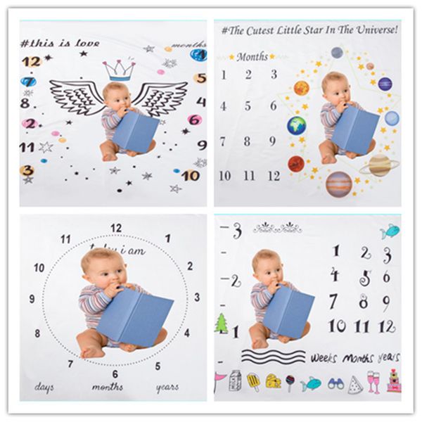 cute baby mats infant blanket infant milestone p props background cloth bed room decor p accessories with month mark lj201105
cute baby mats infant blanket infant milestone p props background cloth bed room decor p accessories with month mark lj201105