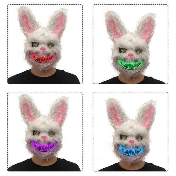a-rabbit party plush bunny creepy scary halloween cold light mask durable fancy dress costume
a-rabbit party plush bunny creepy scary halloween cold light mask durable fancy dress costume