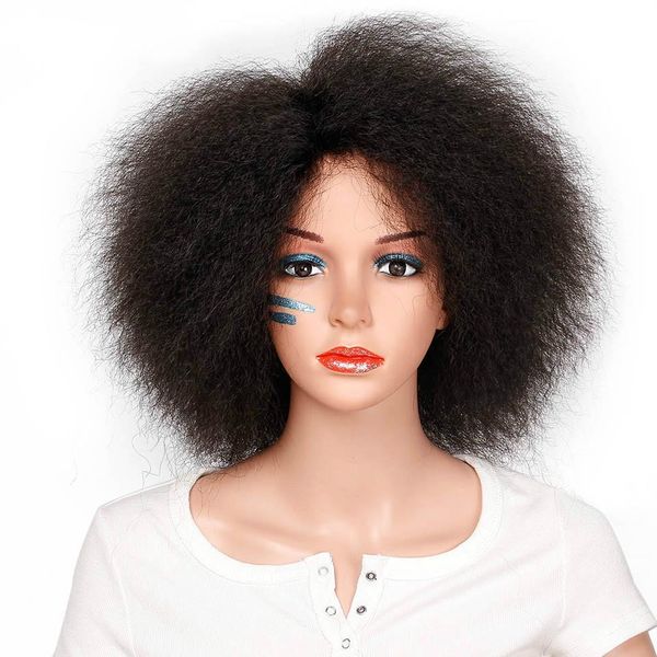 synthetic afro wig for women african dark brown black red color yaki straight short wig cosplay hair
synthetic afro wig for women african dark brown black red color yaki straight short wig cosplay hair