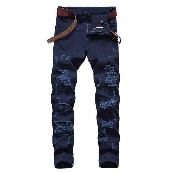 brand slim casual jeans long ripped jeans men fashion hole destroyed denim pants cotton plus size man1, Blue
brand slim casual jeans long ripped jeans men fashion hole destroyed denim pants cotton plus size man1, Blue