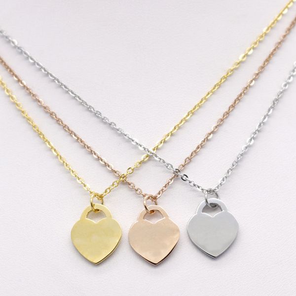 stainless steel fashion heart-shaped t necklace short female jewelry 18k gold titanium peach heart necklace pendant for woman, Silver
stainless steel fashion heart-shaped t necklace short female jewelry 18k gold titanium peach heart necklace pendant for woman, Silver