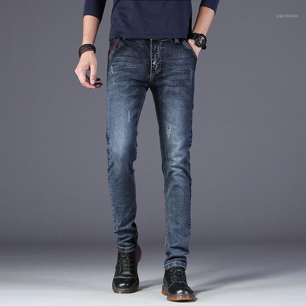 men's jeans slim-fit small feet spring 2021 new korean version of the trend of all-match men's fashion casual pants travel pants1, Blue
men's jeans slim-fit small feet spring 2021 new korean version of the trend of all-match men's fashion casual pants travel pants1, Blue