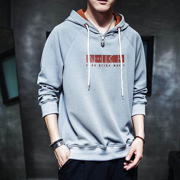 men's spring new pullover hooded korean style youth fashion leisure sports long pullover sweatersweater sweater sleeve base shirt 26blg, Black
men's spring new pullover hooded korean style youth fashion leisure sports long pullover sweatersweater sweater sleeve base shirt 26blg, Black
