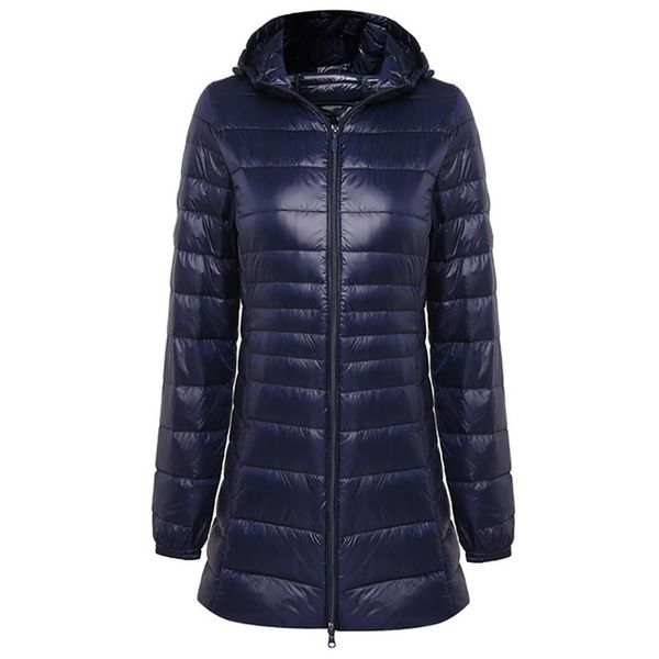 2020 warm winter long coat ultra light 90% pato down women's with hooded port fines in addition to fgds, Black
2020 warm winter long coat ultra light 90% pato down women's with hooded port fines in addition to fgds, Black